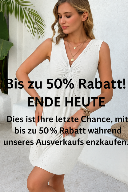 Basel V-Ausschnitt-Kleid