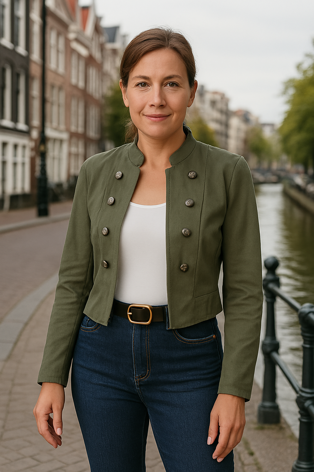 Basel Vintage-Jacke aus Hirschleder