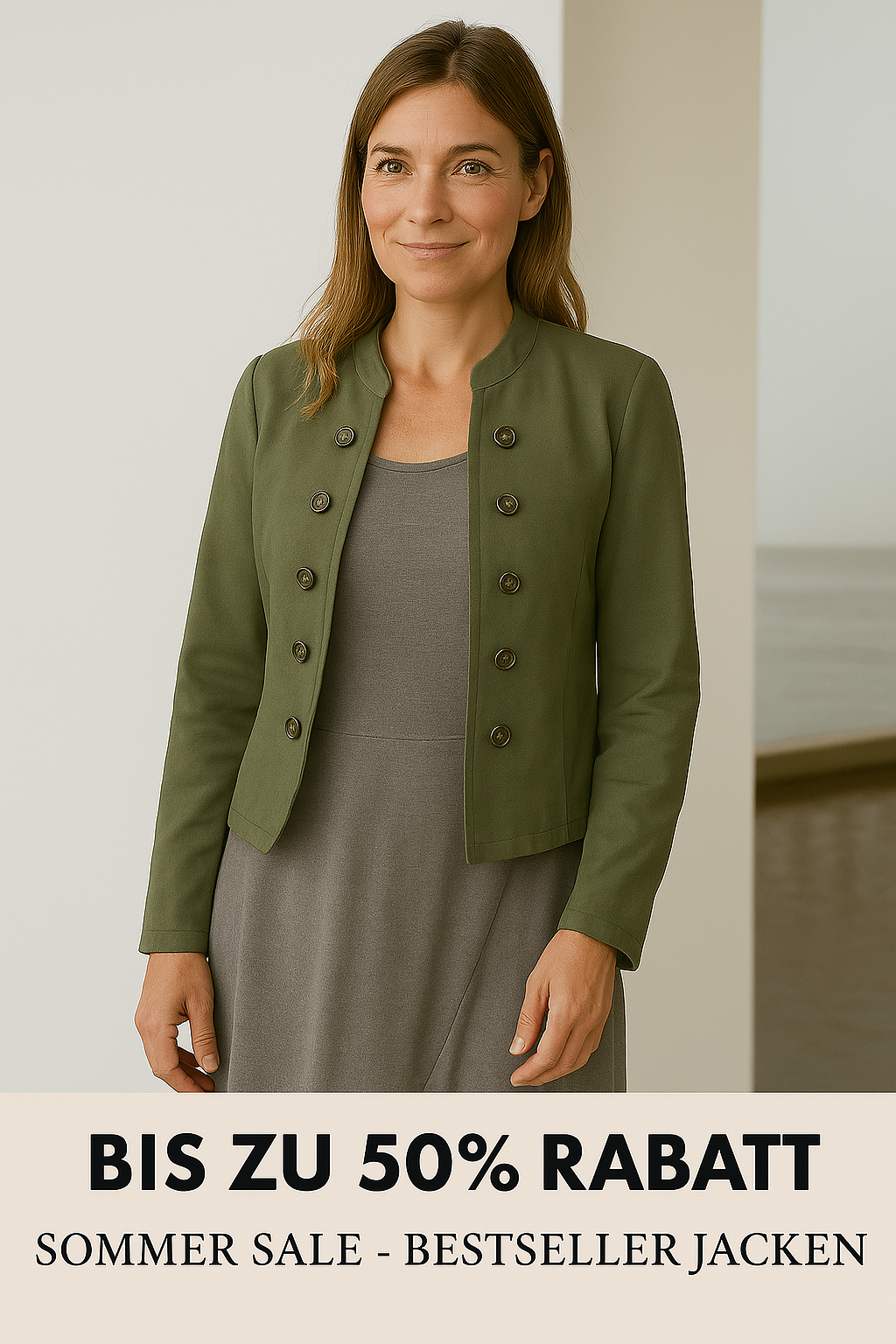 Basel Vintage-Jacke aus Hirschleder