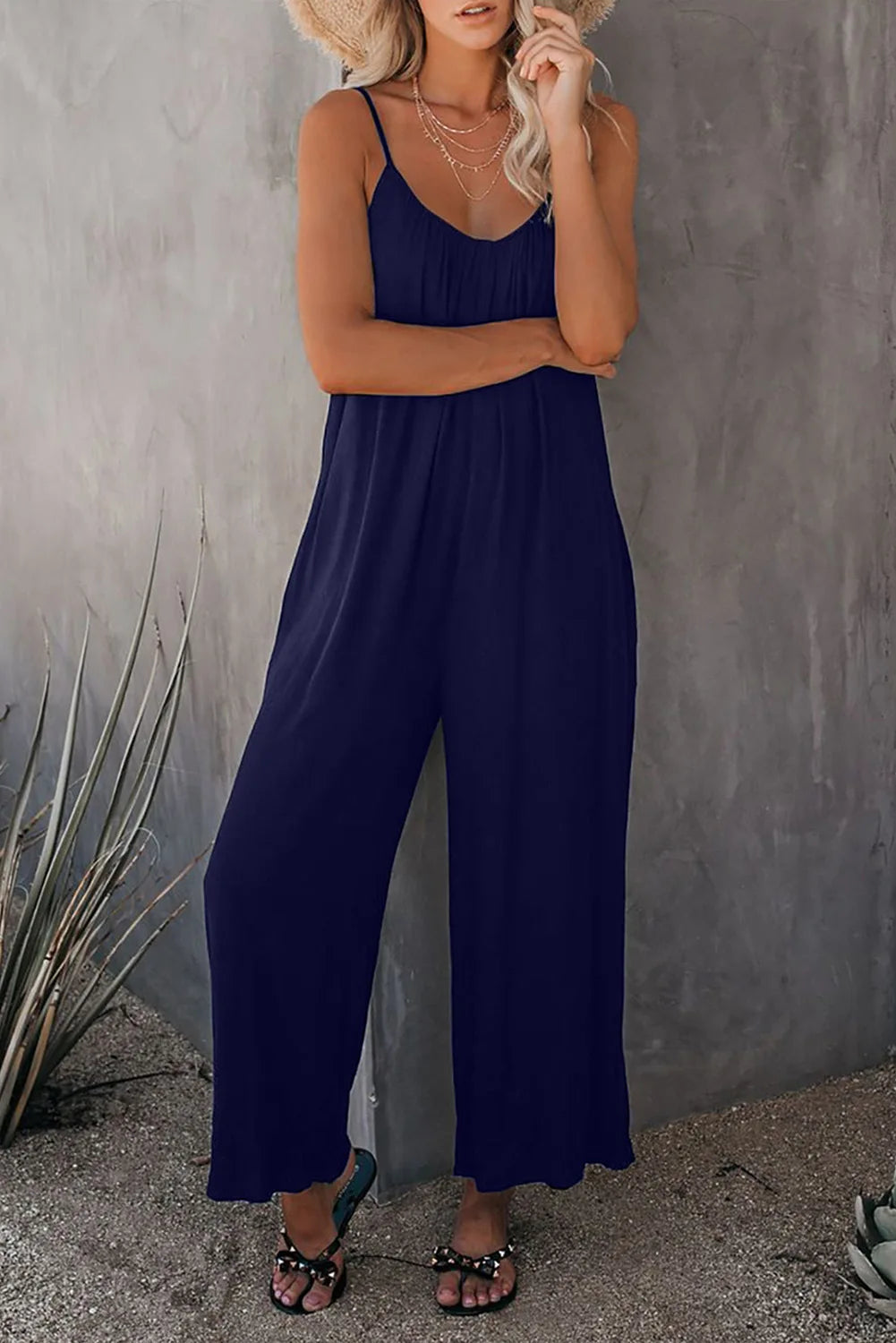 Basel Jumpsuit im Hosenträger-Stil