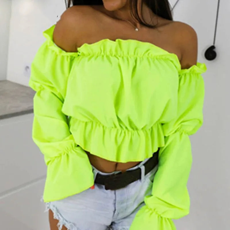 Basel Crop Top Bluse