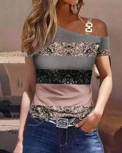 Basel Elegante Kurzarm-T-Shirt