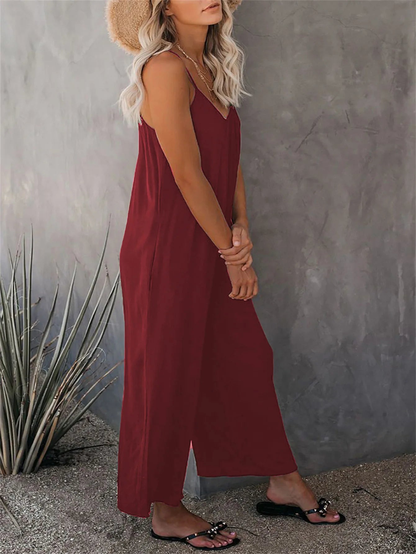 Basel Jumpsuit im Hosenträger-Stil