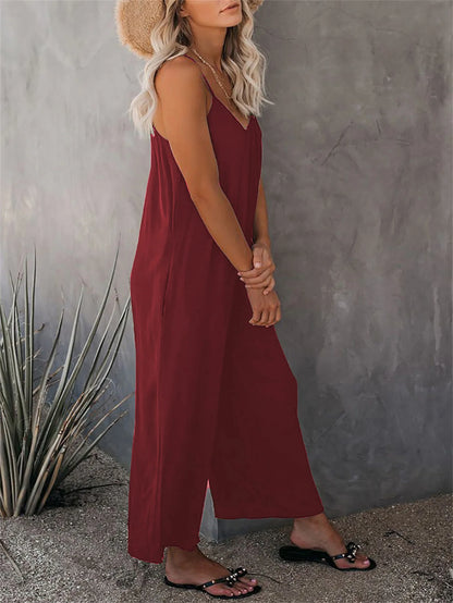 Basel Jumpsuit im Hosenträger-Stil