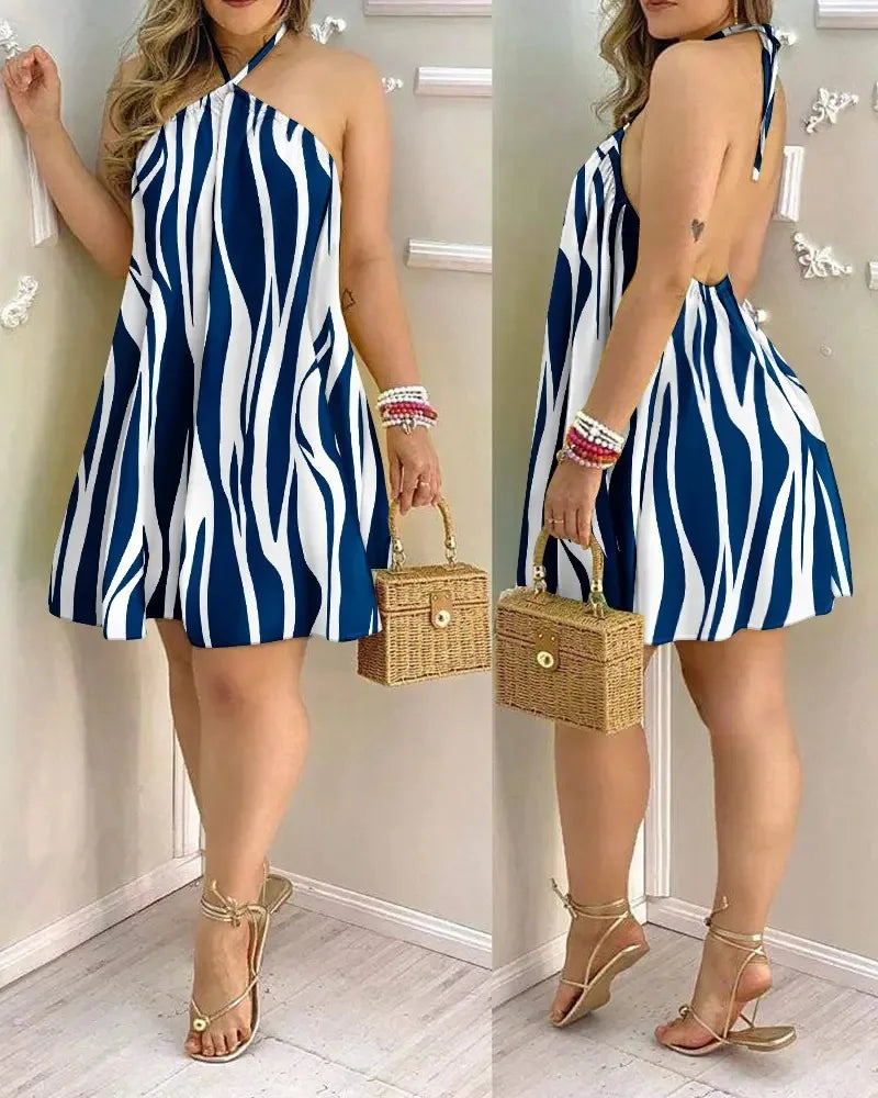 Basel Halterneck-Kleid
