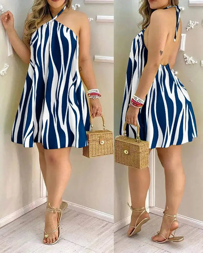 Basel Halterneck-Kleid