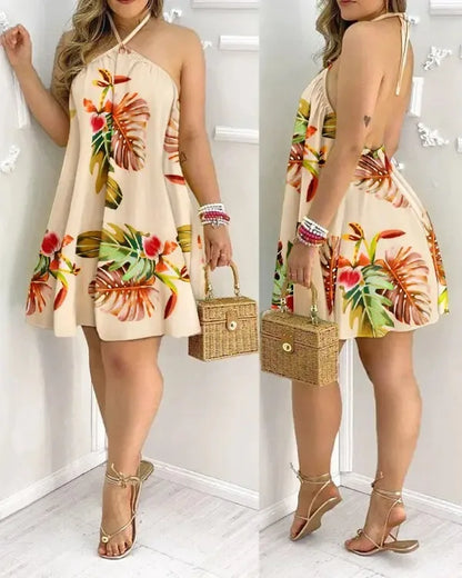 Basel Halterneck-Kleid