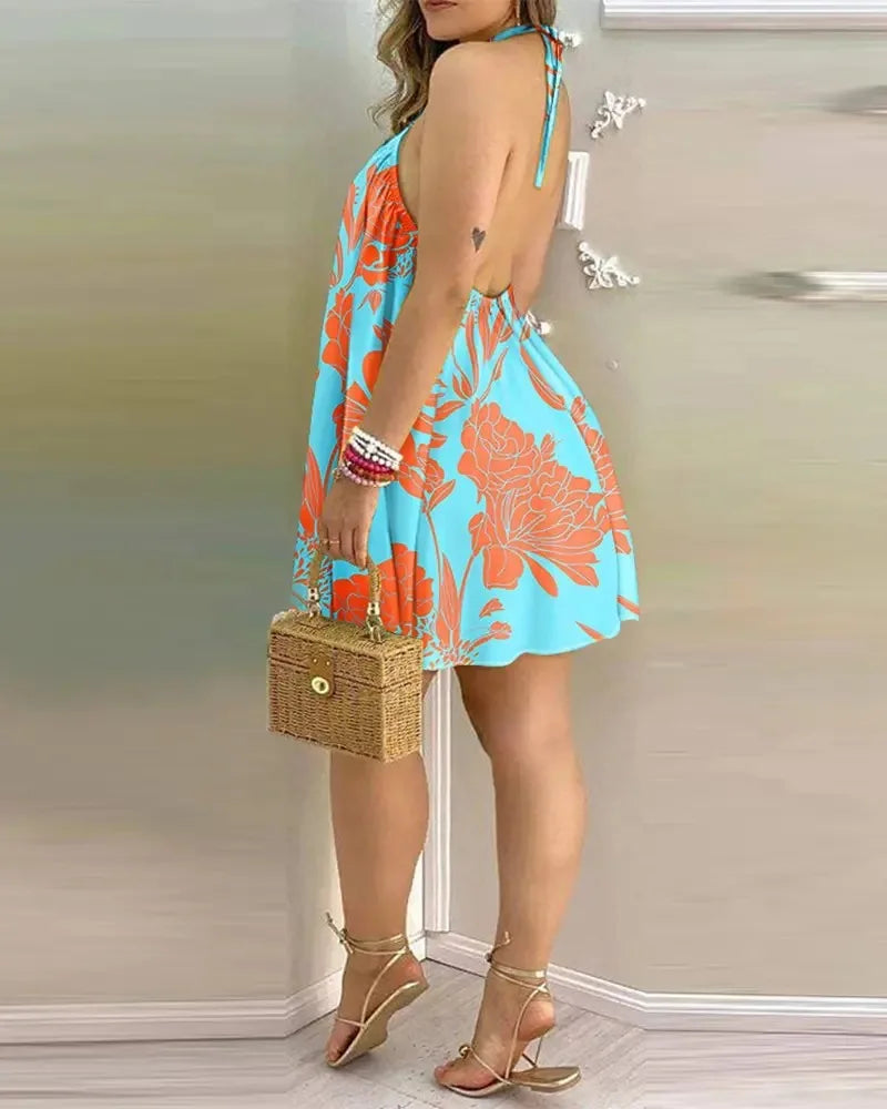 Basel Halterneck-Kleid