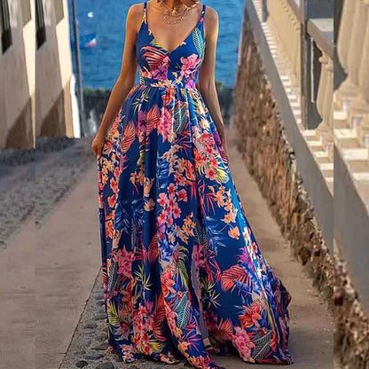 Basel Sommer Maxi-kleid