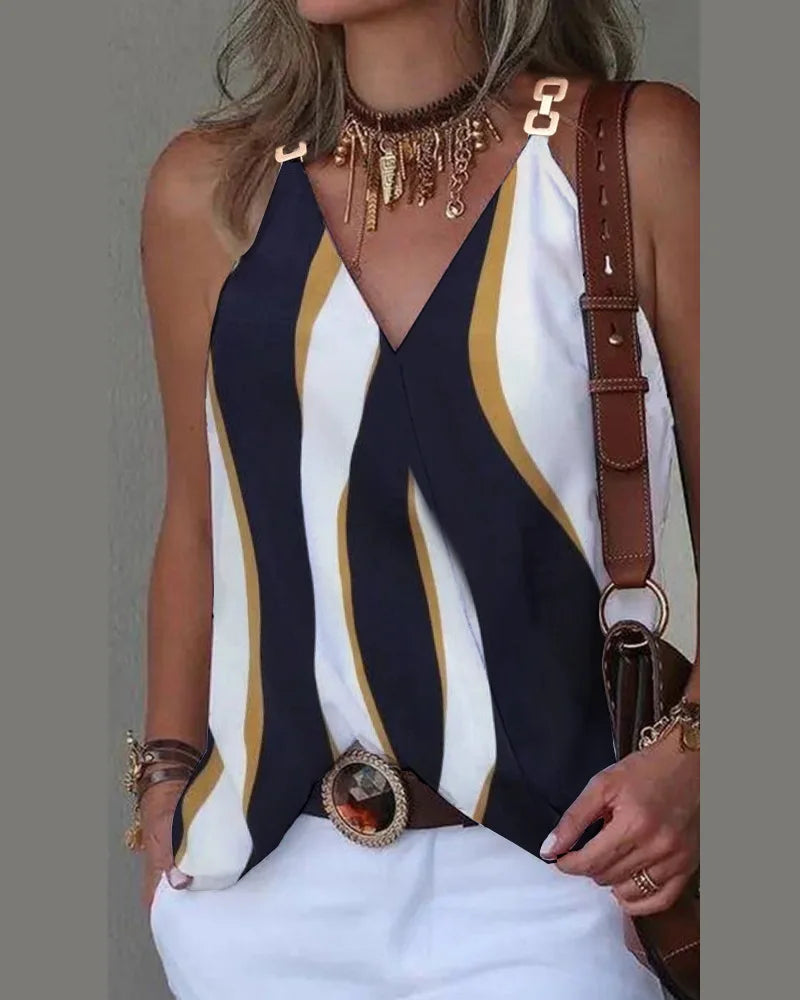 Basel V-Neck Bluse