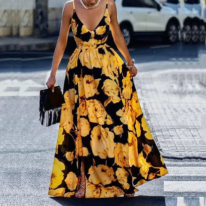 Basel Sommer Maxi-kleid