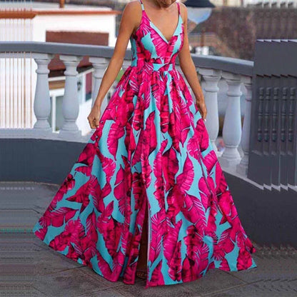 Basel Sommer Maxi-kleid