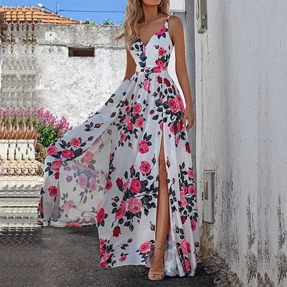 Basel Sommer Maxi-kleid