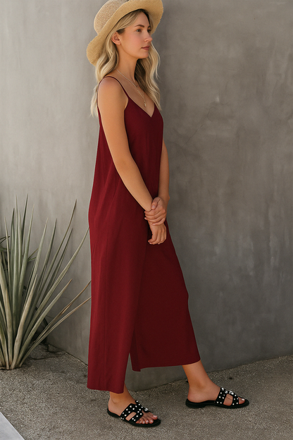 Basel Jumpsuit im Hosenträger-Stil